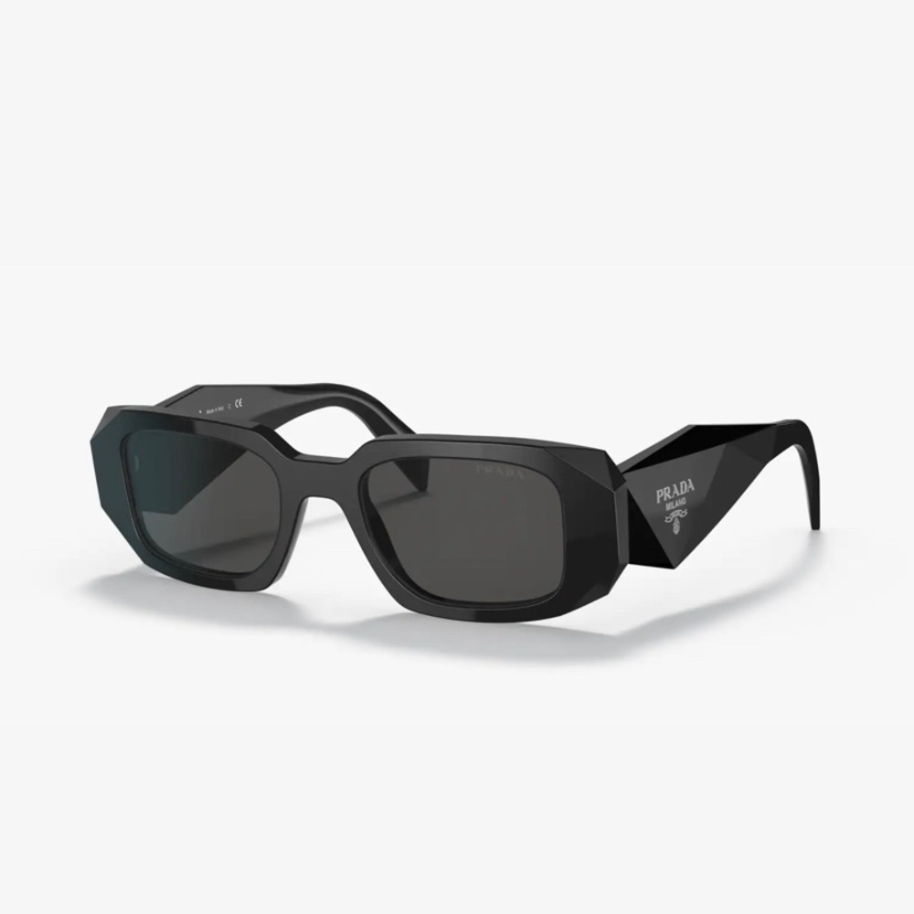 Black Prada Rectangular Sunglasses - Picture 2 of 4